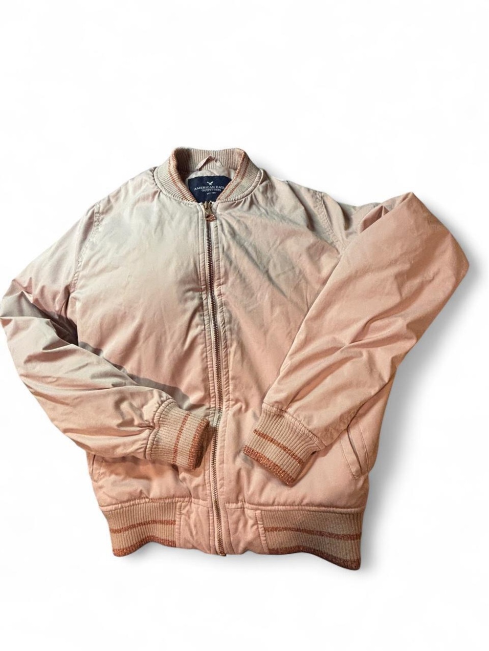 American Eagle Outfitters Light Pink Bomber Jacket